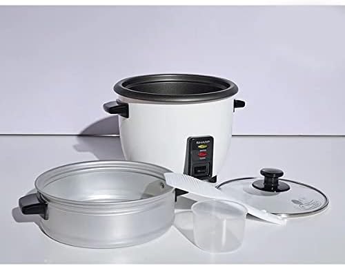 SHARP 0.8L Rice Cooker & Food Steamer KS-H108G-W3