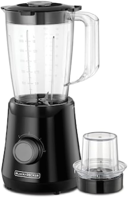 BLACK+DECKER 500W 1.5L Blender with Grinding Mill BX530-B5