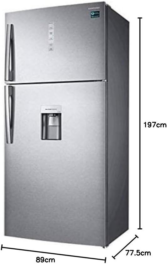 Samsung 620L Double Door Refrigerator with Water Dispenser RT85K7110SL