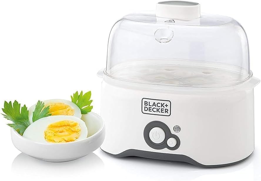 BLACK+DECKER 280W 6 Piece Egg Cooker EG200-B5