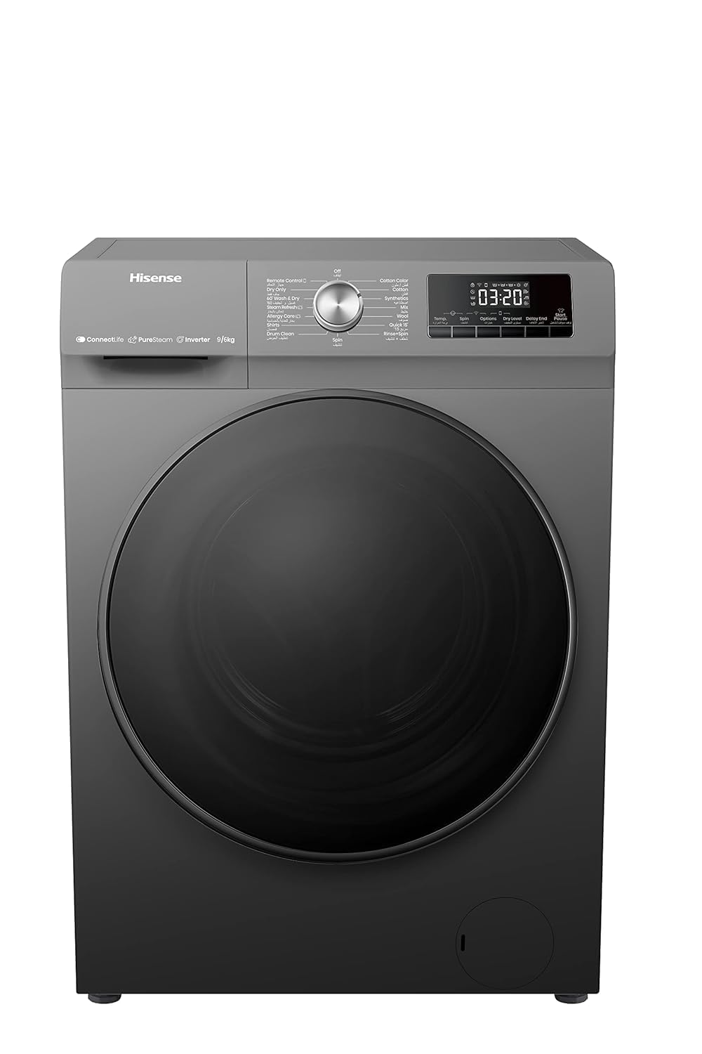 Hisense 9/6Kg Front Load Washer & Dryer with WiFi WDQY9014EVJMWT