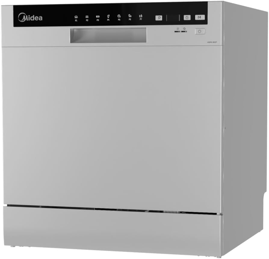 Midea 8 Place Settings Counter Top Dishwasher WQP83802FS