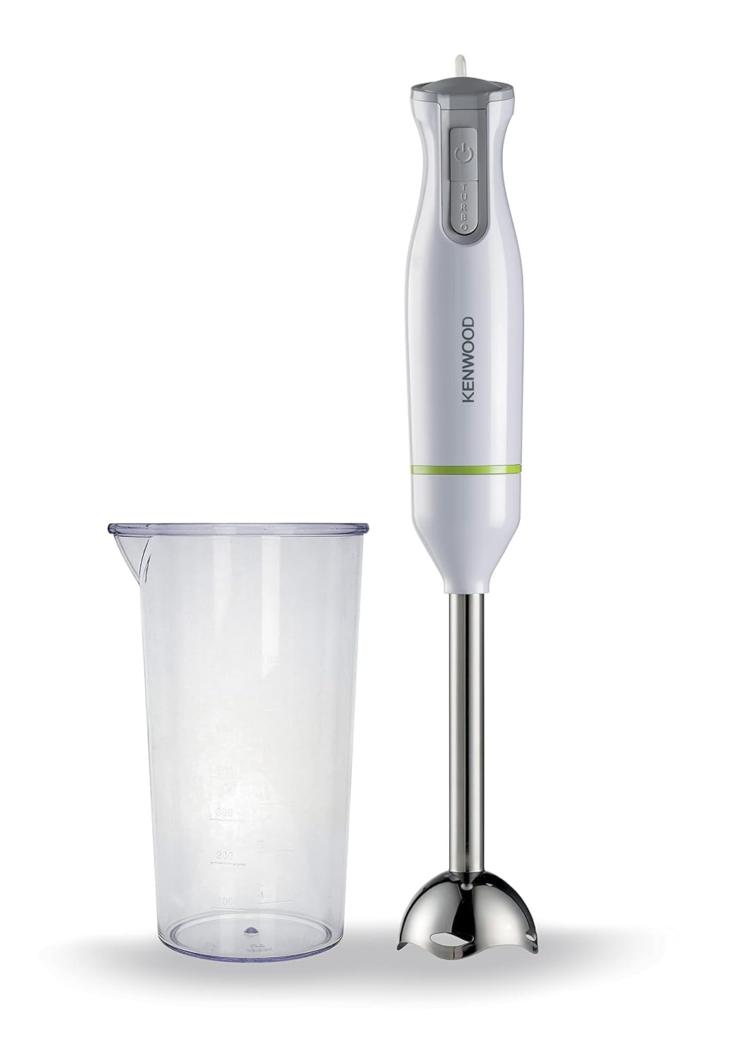 KENWOOD 600W Hand Blender Metal Wand Stick With Beaker HBM02.001WH