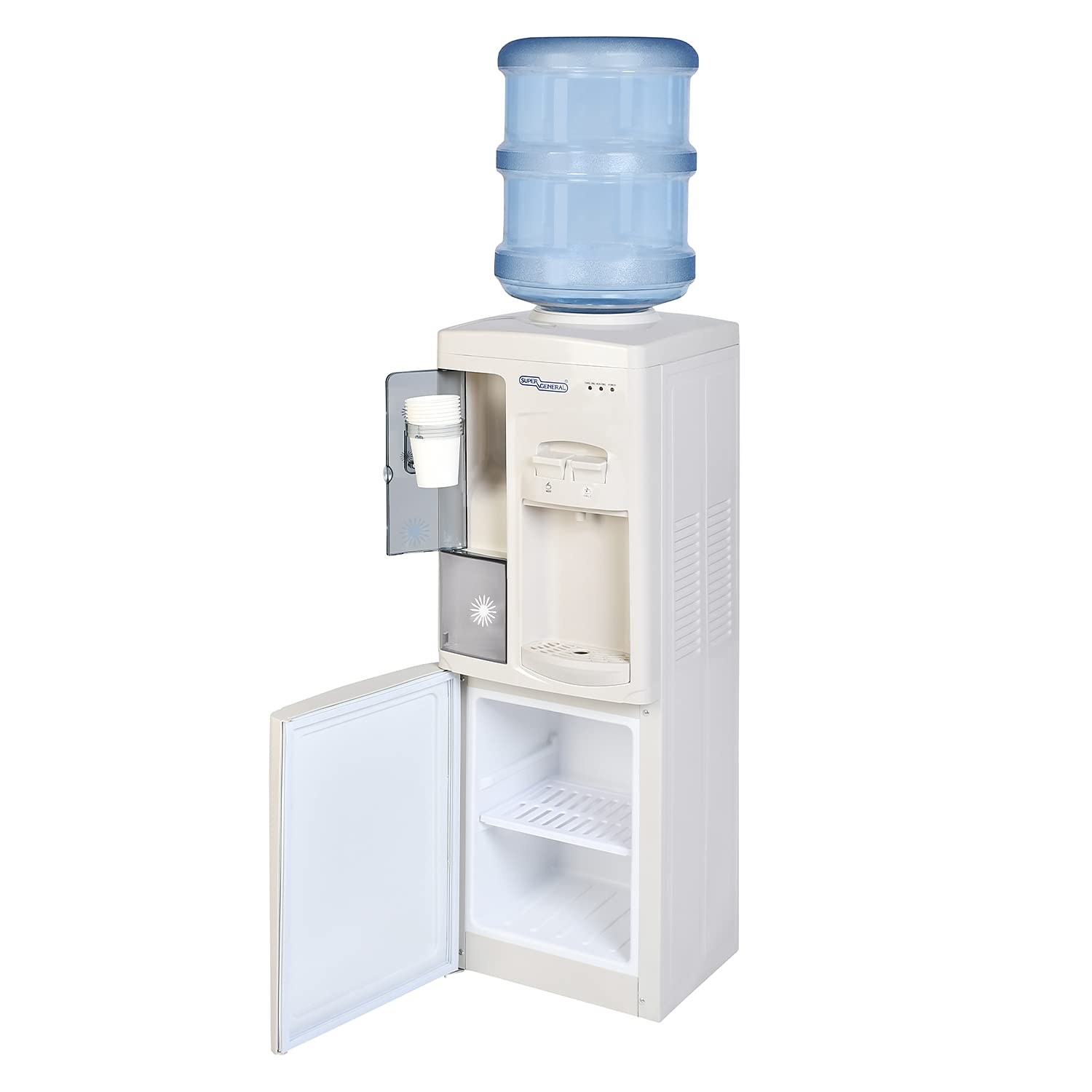 Super General 2 Tap Top Load Water Dispenser with Cabinet SGL1171