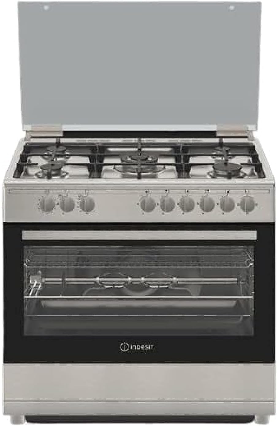 INDESIT 90x60 5 Burners Gas Cooker IM9GC1KCX/MEA