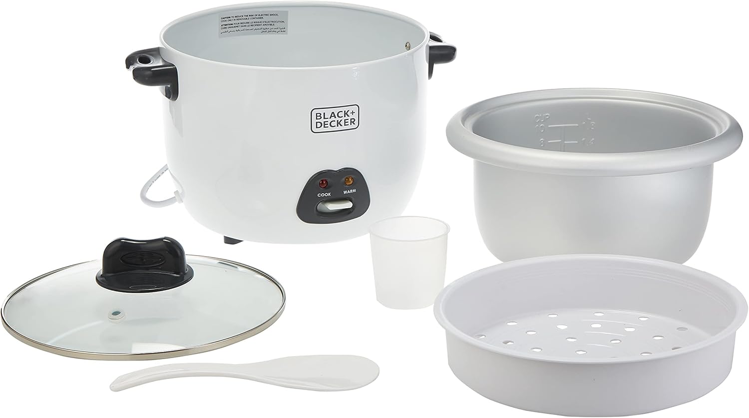 BLACK+DECKER 1.8L Rice Cooker RC1850-B5