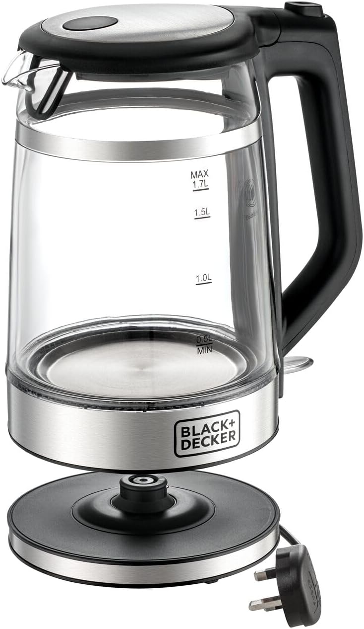 BLACK+DECKER 2200W Glass Kettle Double Wall GK220-B5