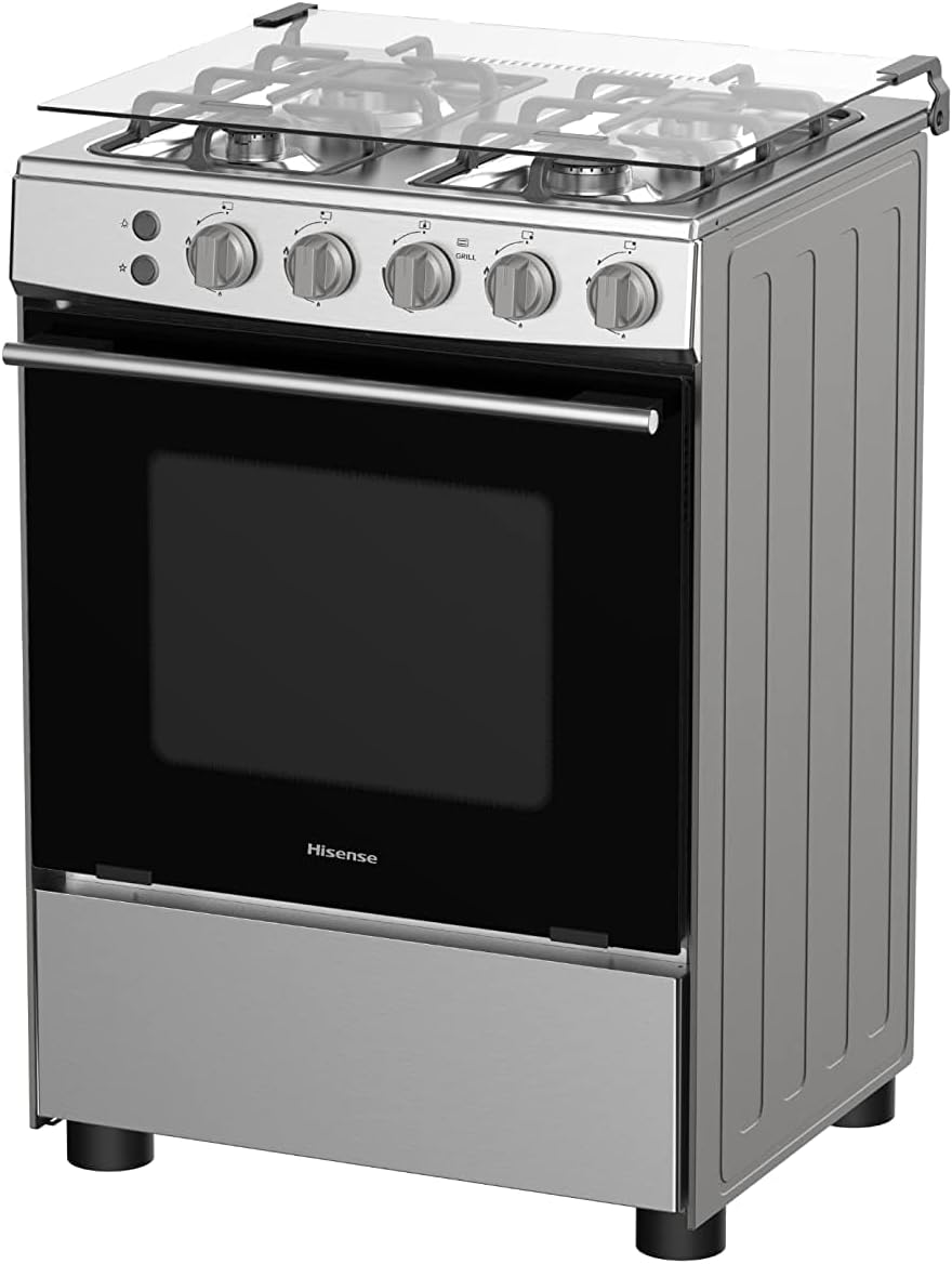 Hisense 60x60 4 Burners Gas Cooker HFG60121X