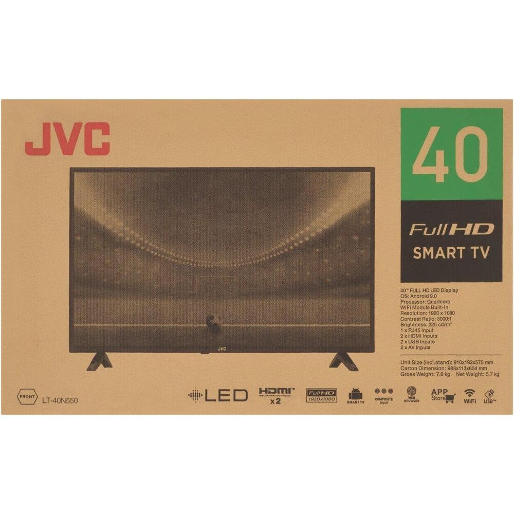 JVC  40" HD Smart Television LT-40N550