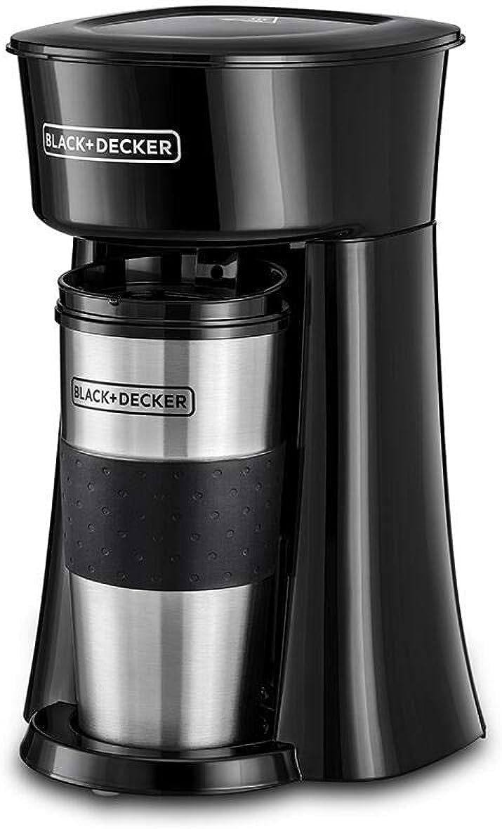 BLACK+DECKER 650W Coffee Machine Travel Mug DCT10-B5