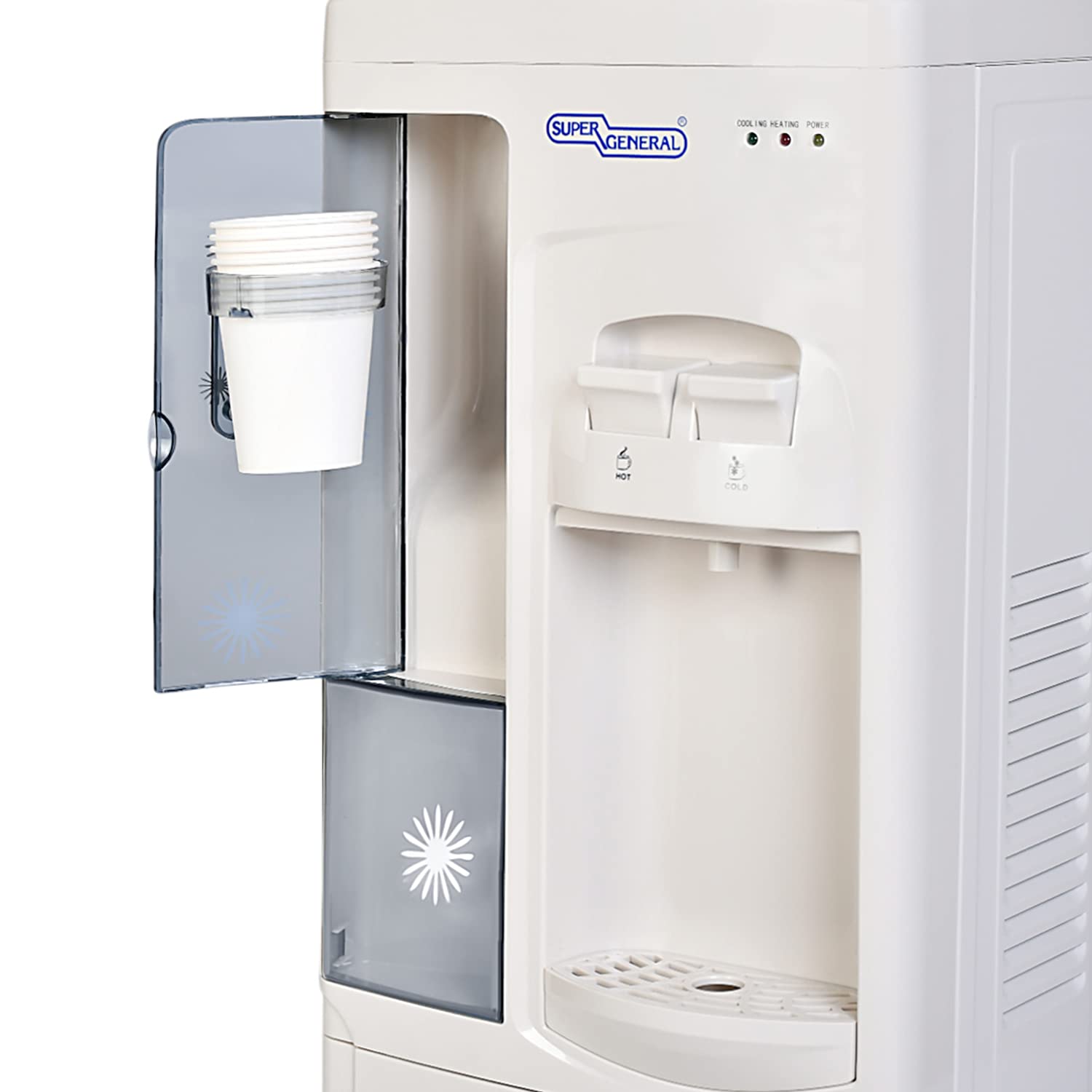 Super General 2 Tap Top Load Water Dispenser with Cabinet SGL1171