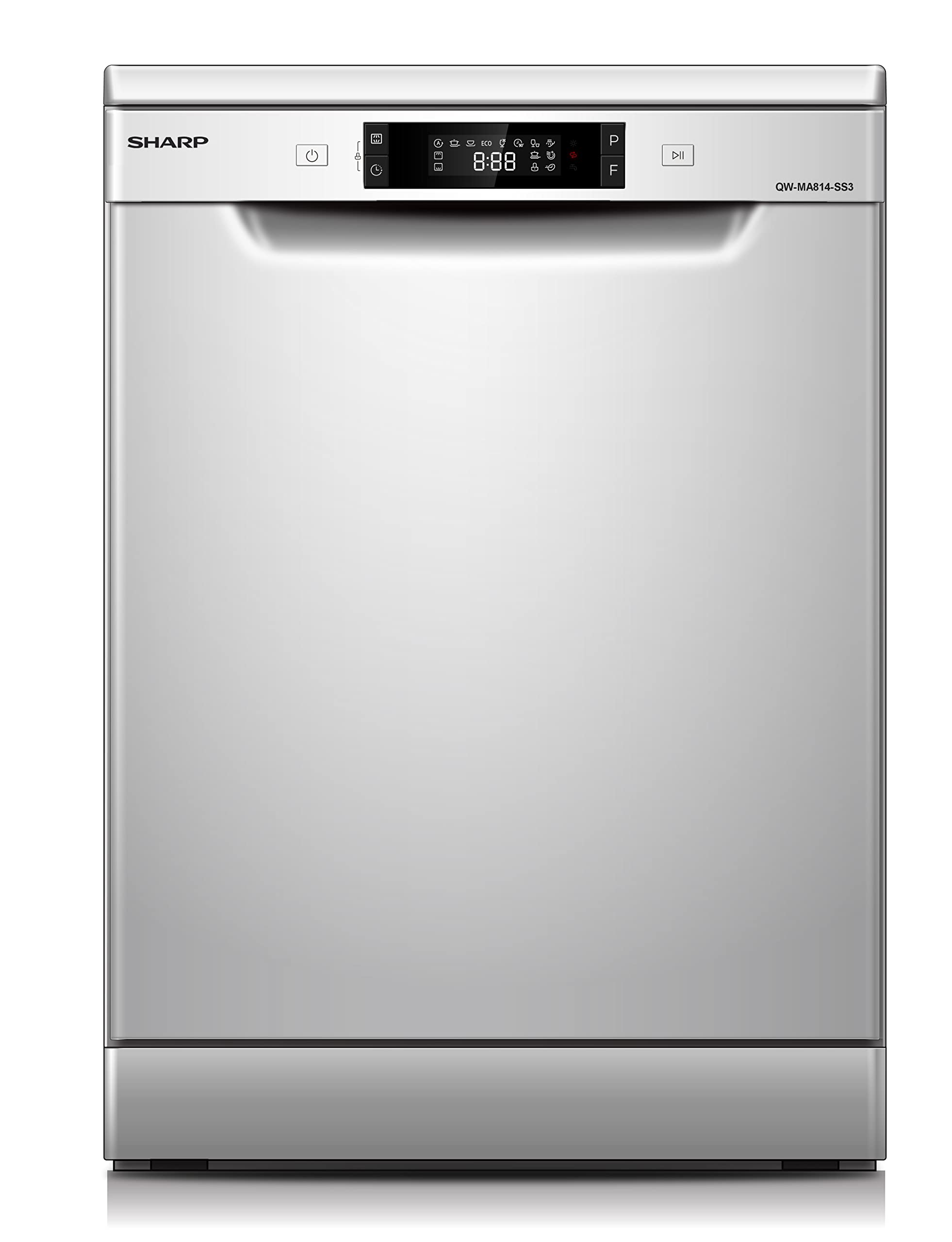 SHARP 14 Place Settings Dishwasher QW-MA814-SS3