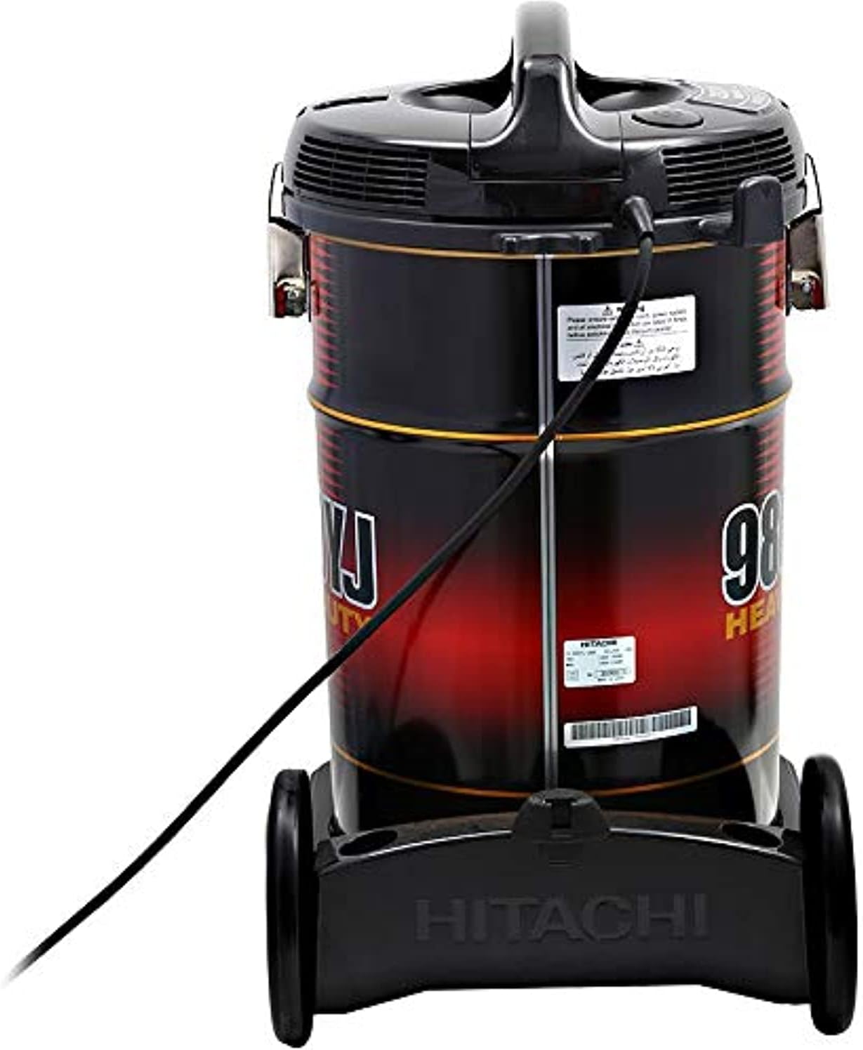 Hitachi 2300W 21L Drum Vacuum Cleaner Black & Red CV9800Y