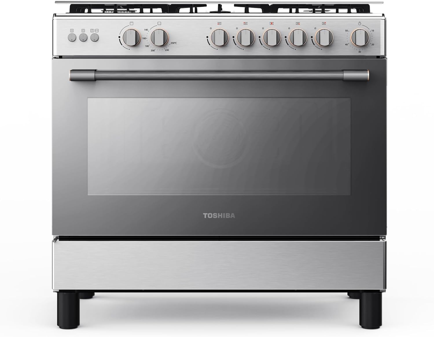 TOSHIBA 90x60 5 Burners Gas Cooker RL2-90G5GE(MR)