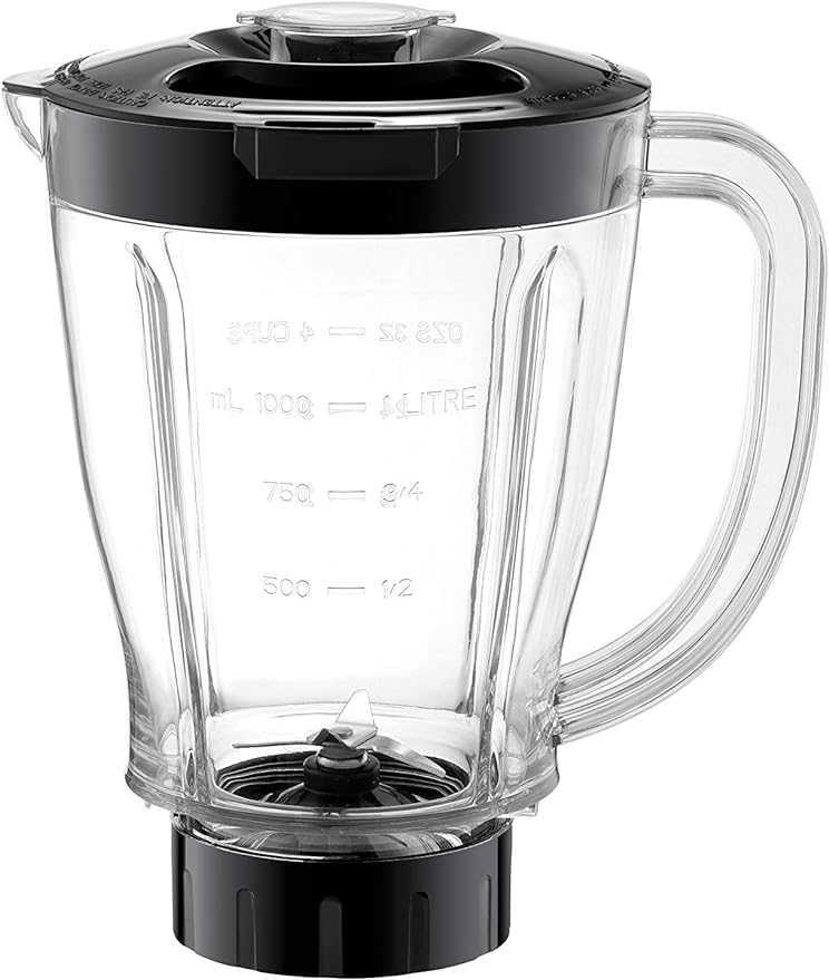 BLACK+DECKER 400W 1.5L Blender with Grinder Mill + Extra Jar BX365J-B5