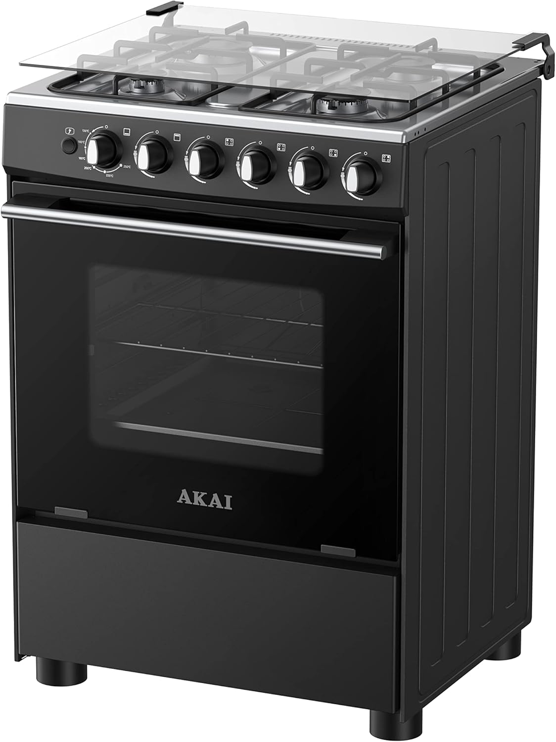 AKAI 60x60 4 Burners Gas Cooker CRMA-M66BCFS