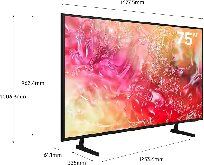 SAMSUNG 75" 4K UHD Smart Television UA75DU7000UXZN