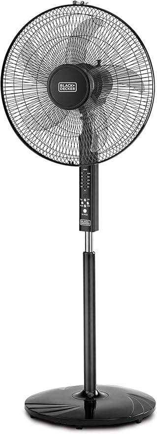 BLACK+DECKER 16" Stand Fan With Remote FS1620R-B5