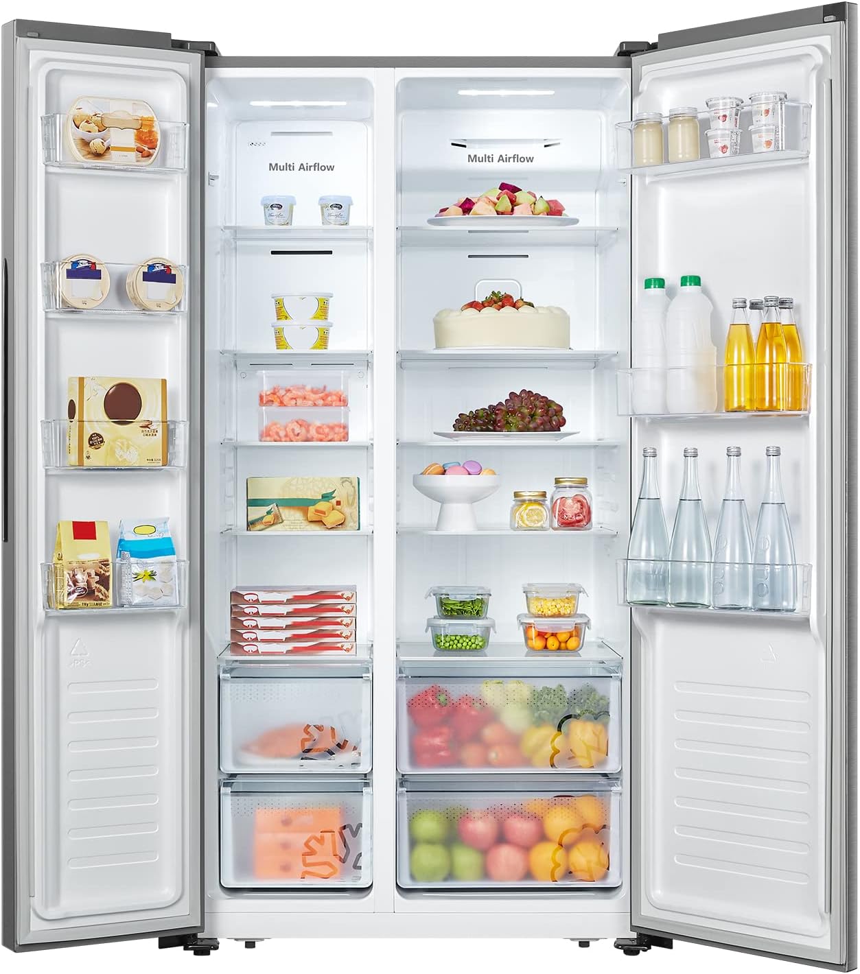 Hisense 670L Side By Side Refrigerator RS670N4ASU