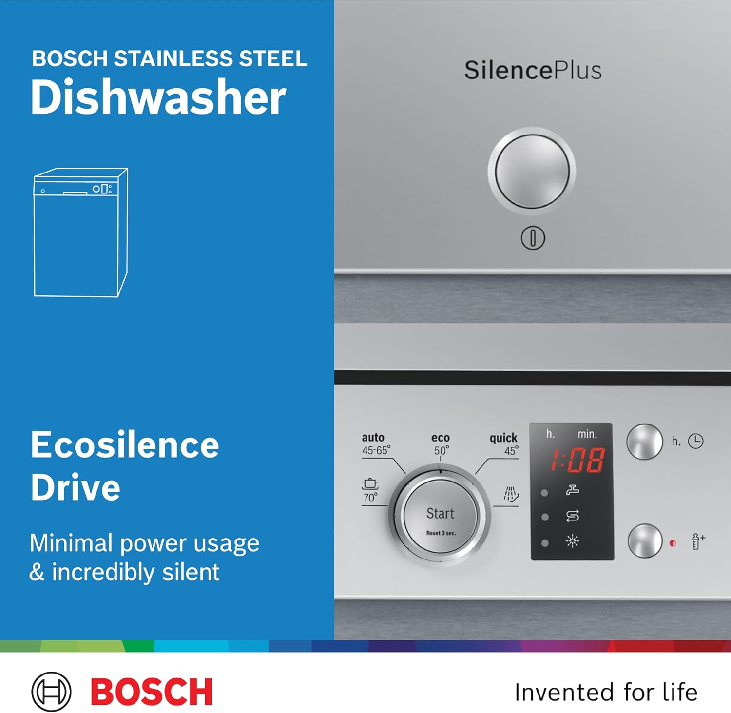 Bosch 12 Place Setting Dishwasher SMS50D08GC