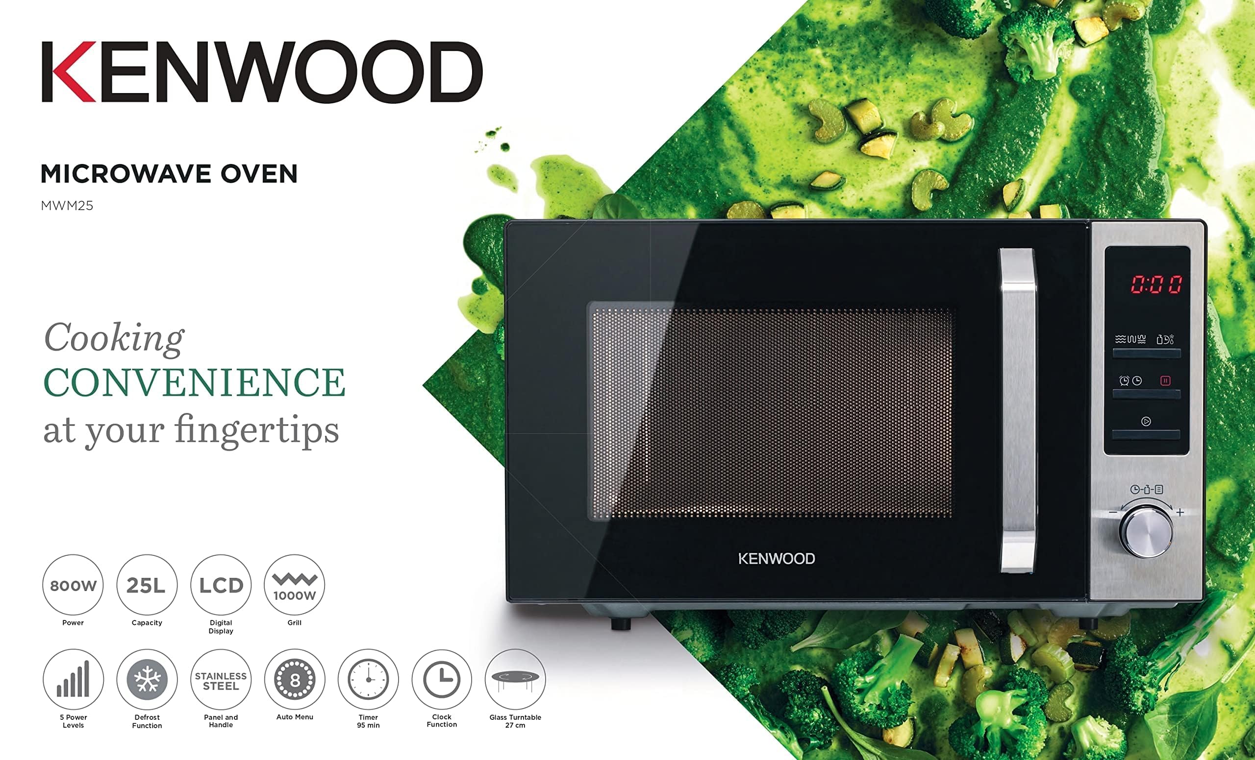 KENWOOD 22L Microwave Oven MWM22.000BK