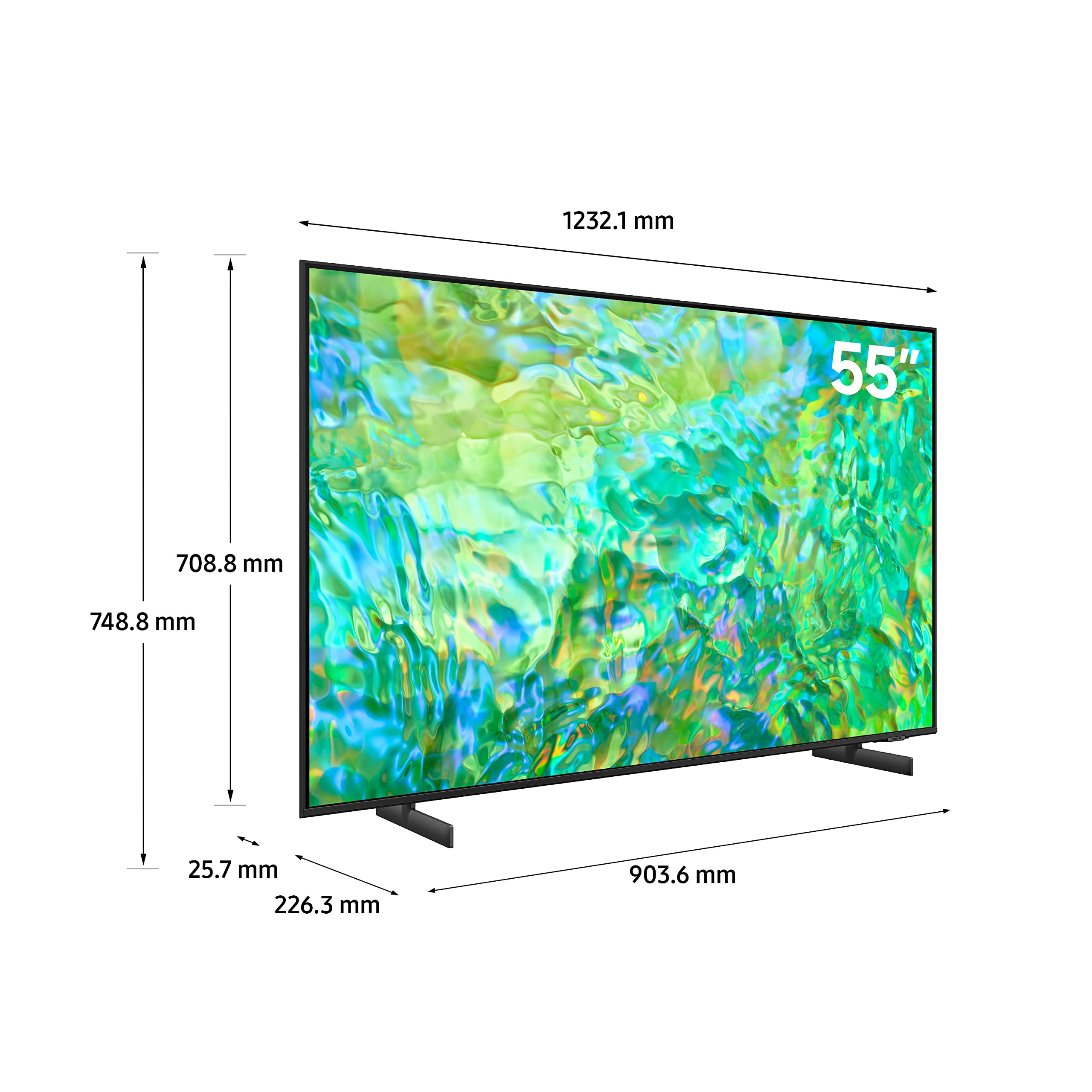 SAMSUNG 55" 4K UHD Smart Television UA55CU8000UXZN