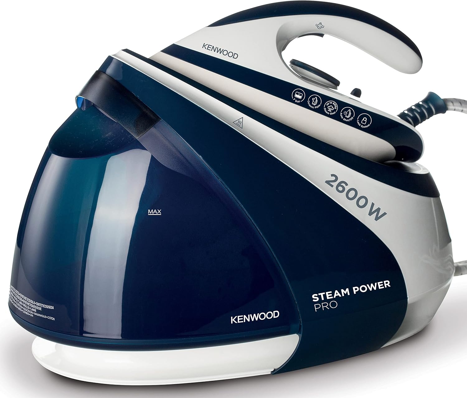 KENWOOD 2600W Steam Iron Steam Station SSP70.000WB