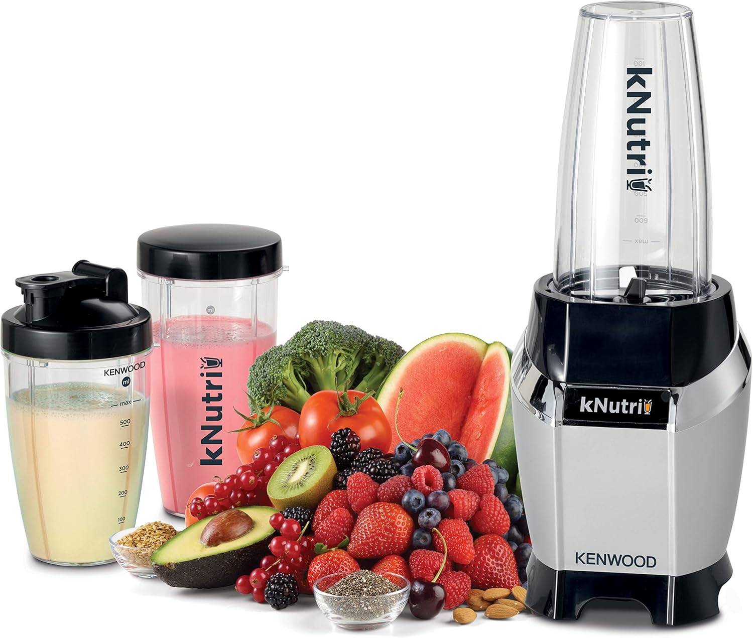 KENWOOD 600W Smoothie Blender BSP70.180SI