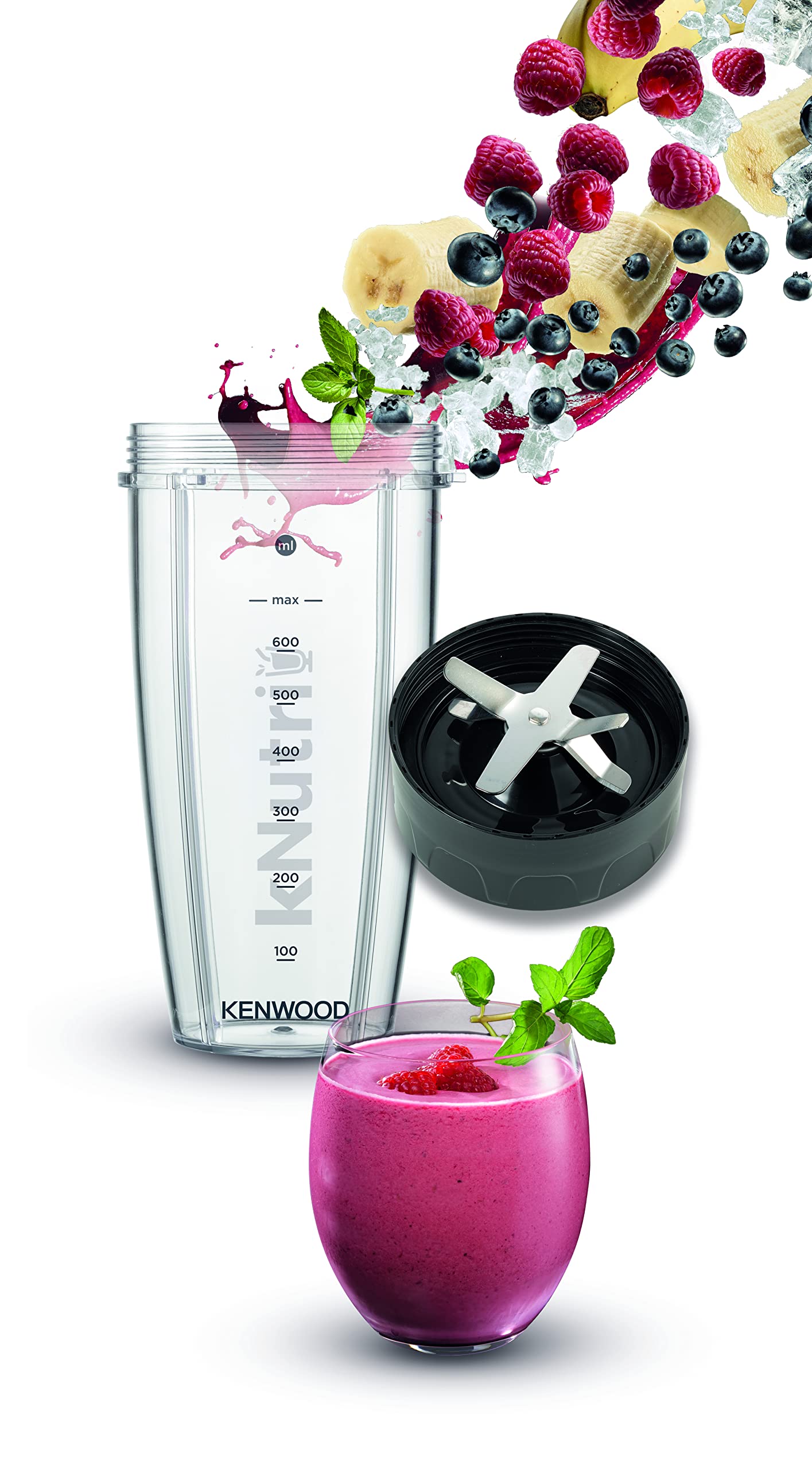 KENWOOD 600W Smoothie Blender BSP70.180SI