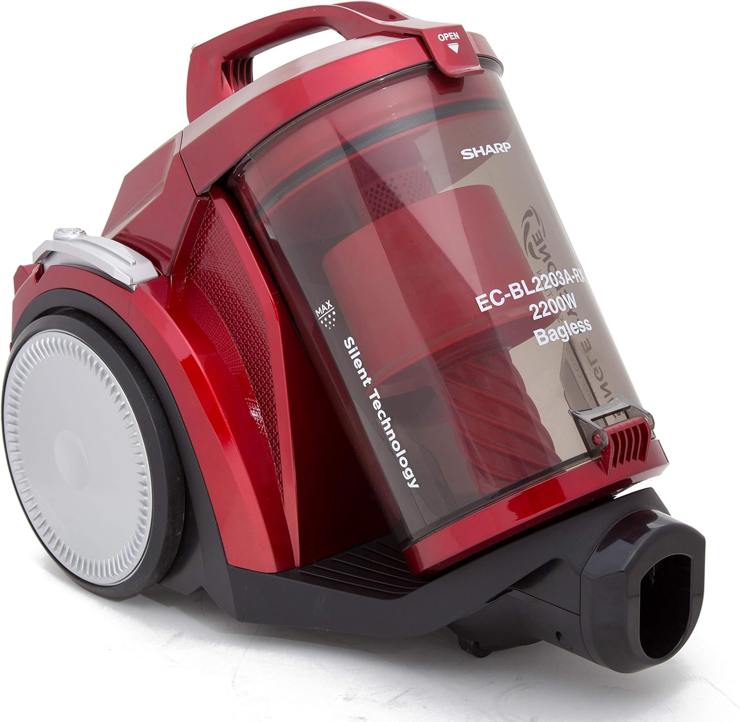 SHARP 2200W Bagless Canister Vacuum Cleaner EC-BL2203A-RZ