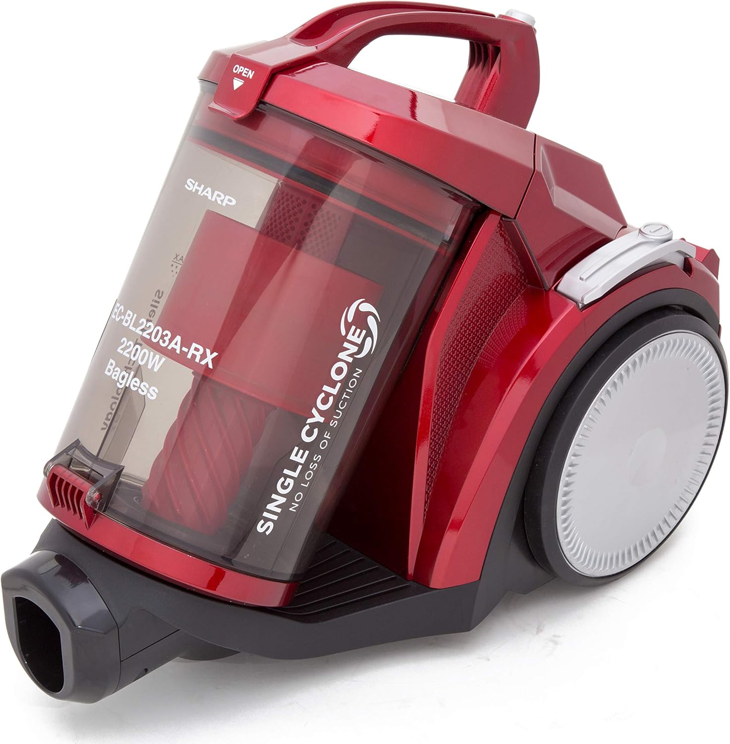 SHARP 2200W Bagless Canister Vacuum Cleaner EC-BL2203A-RZ