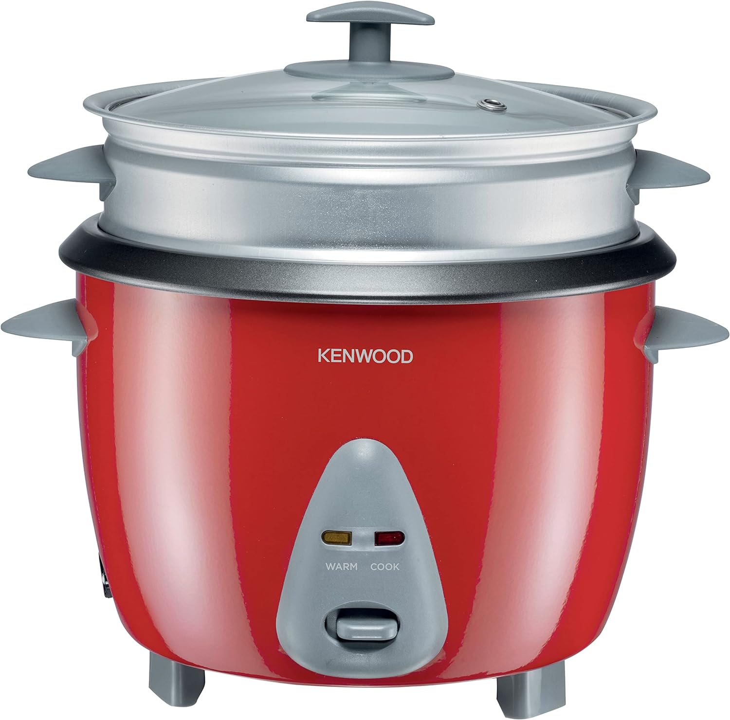 KENWOOD 1.8L Rice Cooker with Food Steamer Basket RCM44.000RD